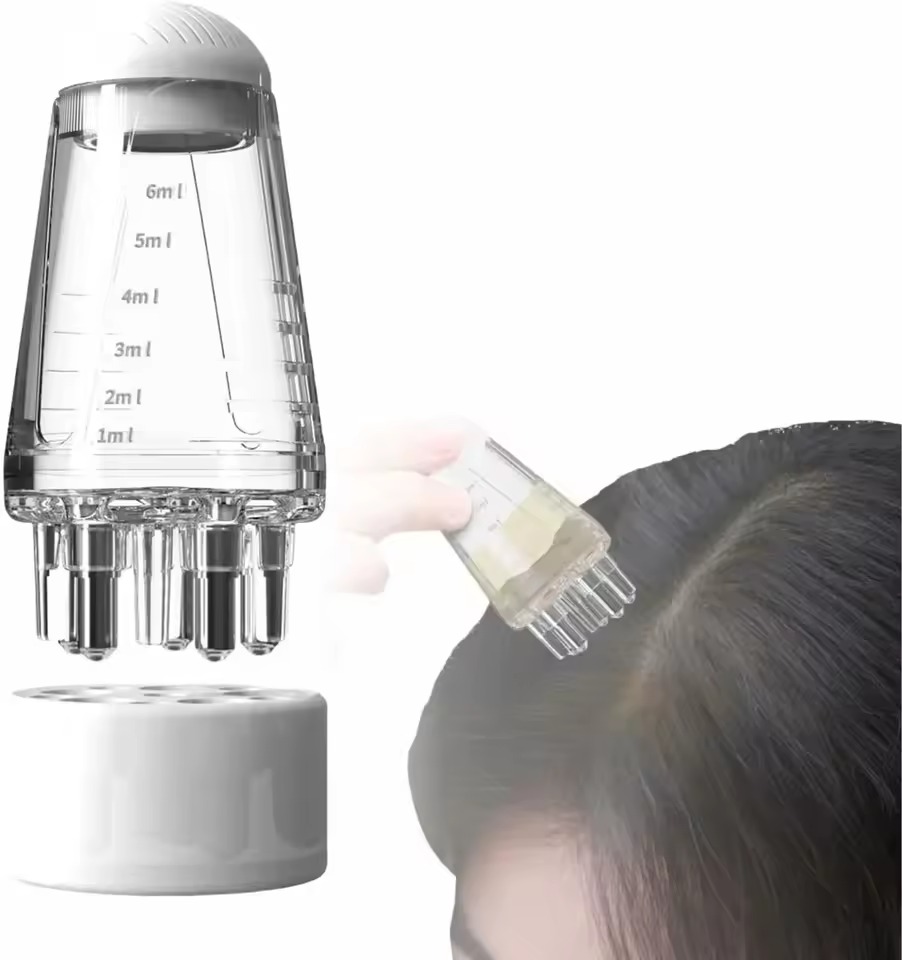 Haaröl-Applikator Kopfhaut Massager